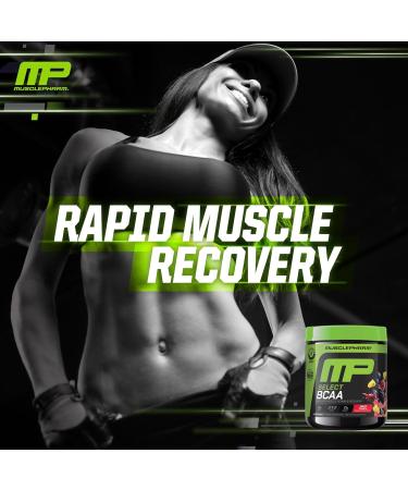 MusclePharm Essentials BCAA Powder, Pre & Post Workout Recovery Drink, Supports Muscle Recovery & Energy, Essential Amino Acids, 30 Serv, Fruit Punch - Buy Online on GoSupps.com
