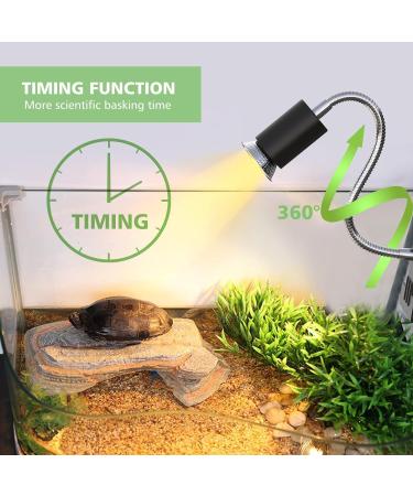 Lunriwis Turtles Heat Lamp | UVB Basking Spot Light Bulb for Reptiles - Ideal for Turtles Lizards Snakes and Amphibians - Buy Online on GoSupps.com