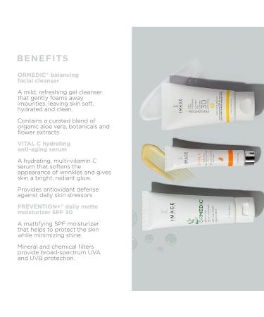 IMAGE Skincare Ready Set Discover - 3 Piece Introductory Skin Care Regimen | Buy Internationally - Buy Online on GoSupps.com