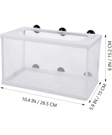 Large Fish Breeder Net with Suction Cups - Nylon Mesh Hatchery Isolation Box for Aquarium Tank - Buy Online on GoSupps.com