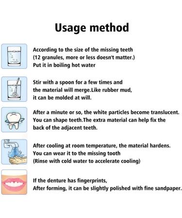 Teeth Repair Kit - DIY Temporary Teeth Replacement | F.ZENI Moldable Thermal Fitting Beads for Instant Confident Smile - Buy Online on GoSupps.com