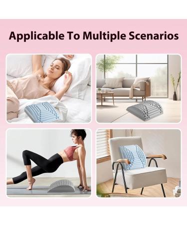 Neuleben 2-in-1 Massage Back & Neck Stretcher - Pain Relief & Alignment for Ultimate Relaxation - Nakedknacker Blue1 | Shop Internationally - Buy Online on GoSupps.com
