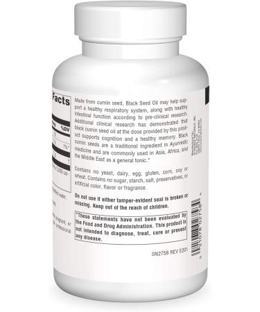 Source Naturals Black Seed Oil - 240 Softgels - Buy Online on GoSupps.com