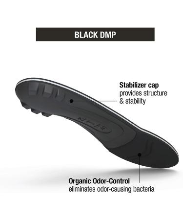 Superfeet BLACK DMP Memory Foam Orthotic Insoles for Sensitive Feet - Small/C - Buy Online on GoSupps.com