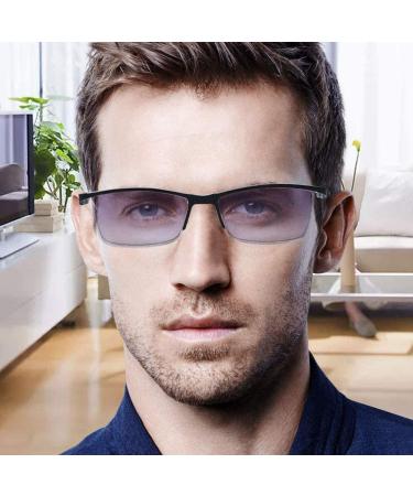 TERAISE Anti-UV Reading Glasses 4-Pairs Blue Light Blocking Readers | Men and Women | 3 Black + 1 Sun | 2.25x - Buy Online on GoSupps.com
