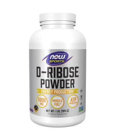 Now Foods Sports D-Ribose Powder 1 lb (454 g)