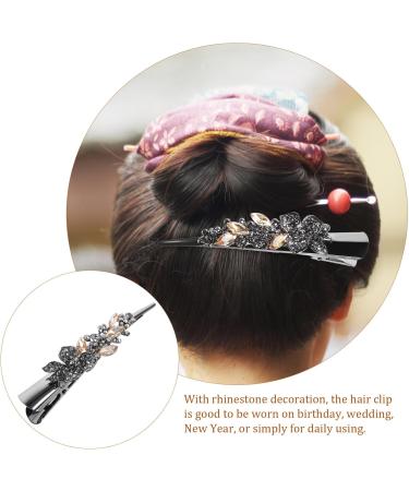 Beaupretty Hair Jewelry Hair Accessories for Women Large Hairpin Women Hairpins Rhinestone Hairpin Women Hair Accessories Vintage Hair Accessories Hair Barrettes Girl Women's Clip Rhinestones - Buy Online on GoSupps.com
