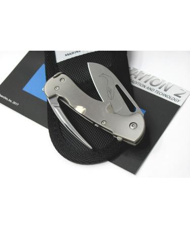 Myerchin Offshore Professional Crew Knife Standard Blade TF377 Gen 2 Titanium - Buy Online on GoSupps.com