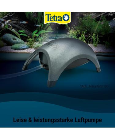 Tetra APS 50 Aquarium Air Pump - Quiet Diaphragm Pump for 10-60L Tanks | Black - Buy Online on GoSupps.com