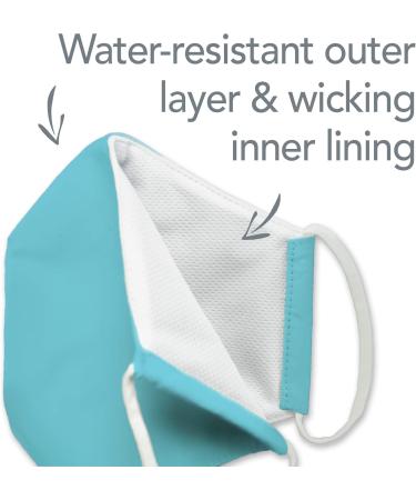 Reusable Aqua Face Mask for Adults - Medium Size | International Shipping Available - Buy Online on GoSupps.com