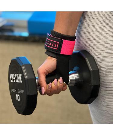 FITGIRL Wrist Straps for Women - Gym Lifting Wraps for Improved Muscle Gain in Legs, Back, Shoulders, and Core (Black) - Buy Online on GoSupps.com
