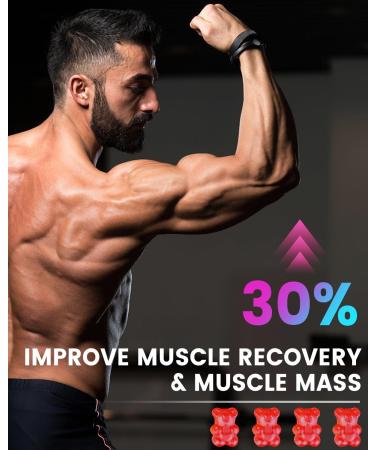 Buy Sugar-Free Creatine Monohydrate Gummies 5000mg - Chewable Pre-Workout Supplement with L-Taurine & B12 for Muscle Strength & Recovery - 120 Count Strawberry - Buy Online on GoSupps.com