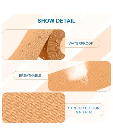 Face Lifting Tape & Anti-Wrinkle Patches | Myofascial Skin Tightening | Firming Creams | 2.5cm x 5m - Orange - Buy Online on GoSupps.com