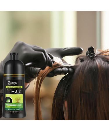  tongfeng Gimocool Hair Shampoo - Long Lasting Herbal Shampoo 500 ml Hair Dye in Minutes Water Formula Long-Lasting Black Hair Dye Rapi Action - Buy Online on GoSupps.com
