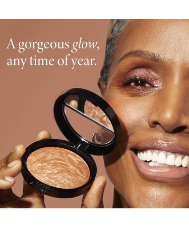 LAURA GELLER Baked Bronze-N-Brighten Bronzer Powder - Deep, Natural Bronze Glow - Buy Online on GoSupps.com