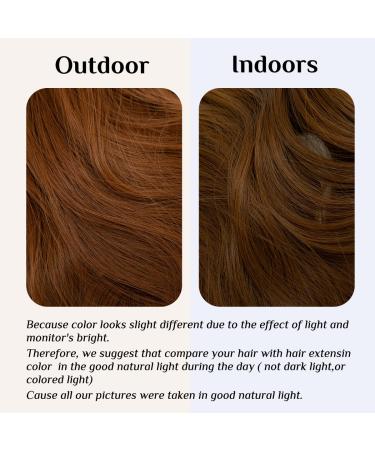 SARLA 22 Inch Invisible Wire Hair Extensions - Light Auburn Straight Synthetic Hairpiece - Adjustable Headband for Women - Pack of 1 - Buy Online on GoSupps.com