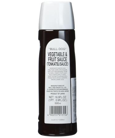BULLDOG Tonkatsu Sauce - Pack of 4 (4 x 500ml) | Buy Authentic Japanese Sauce Online - International Shipping Available - Buy Online on GoSupps.com