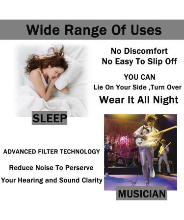 Silicone Ear Plugs for Sleeping, Concerts, Shooting Range, Motorcycles - Noise Cancelling & Reusable - S M L Sizes - Bright Black Case - Buy Online on GoSupps.com