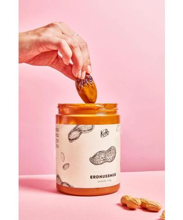 KoRo - Peanut Butter 6 x 1 kg - Made from 100% fat-free roasted peanuts. - Buy Online on GoSupps.com