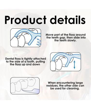 20 Picks Dental Floss Sticks & Portable Box - Travel-Friendly Tooth Cleaner for Family & Hotel Trips - Buy Online on GoSupps.com