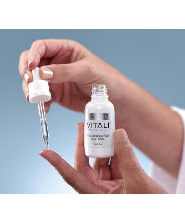 Vitali Hydration Boost Facial Oil & Primer | Age-Reducing Fast-Absorbing Oil for Sensitive Dry Skin - 1 fl. oz. | Shop Internationally - Buy Online on GoSupps.com