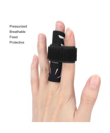 Finger Splint & Sleeve Support - Stabilizer Brace for Pain Relief Arthritis Sprains & Swelling - Premium Finger Guards for Injury Recovery - Buy Online on GoSupps.com