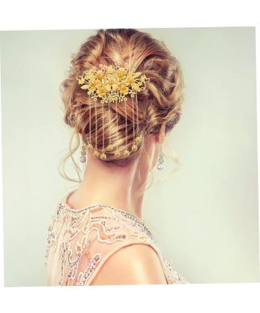 DOITOOL 1pc Vintage Accessories Hairpin Pearl Hair Barrettes Wedding Hair Accessory Gold Trim Pearl Hair Clip Floral Decor Bride Hair Ornaments Metal Flower Crystal Miss Alloy - Buy Online on GoSupps.com