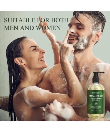 Rosemary Shampoo for Hair Growth | Natural Hair Loss Solution with Mint & Tea Tree | Unisex 12.17 Fl Oz - Buy Online on GoSupps.com