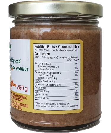 Natural Honey and Seed Spread - Buy Online on GoSupps.com