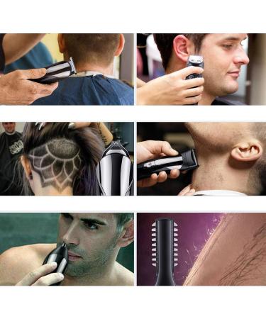 Yagosodee 5- in- 1 Mens Cordless Hair Clippers Kit Nose Trimmer Beard Hair Shaver Body Grooming Kit - Buy Online on GoSupps.com