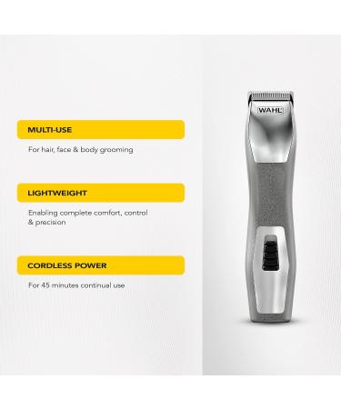 Wahl Chromium 11-in-1 Multigroomer - Men's Beard, Body, and Eyebrow Trimmer - Buy Online on GoSupps.com