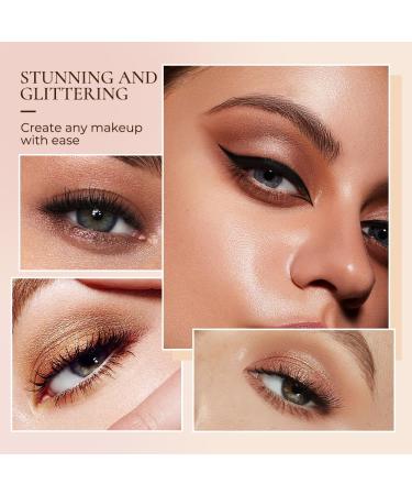 16 Colors Waterproof Glitter Eyeshadow Pen - Shimmer Cream Makeup Crayon for Highlighted Eyes - Buy Online on GoSupps.com