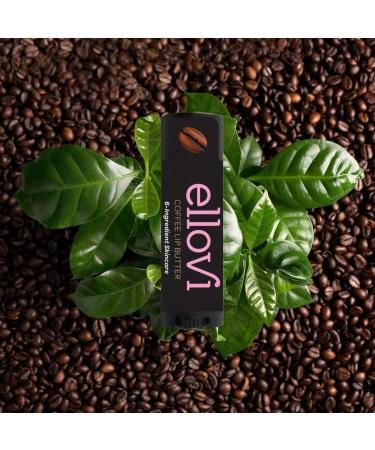 Natural Coffee Lip Butter Balm - Vegan Moisturizing & Pure - 6 Ingredients for All-Day Hydration - Buy Online on GoSupps.com