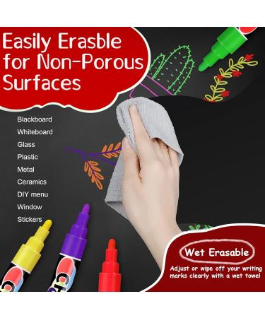 Pincelma 13 Pack Liquid Chalk Markers - Chalkboard and Glass Board Pens with 8 Labels - Ideal for Chalkboard Signs, Windows, Bistros - Buy Online on GoSupps.com