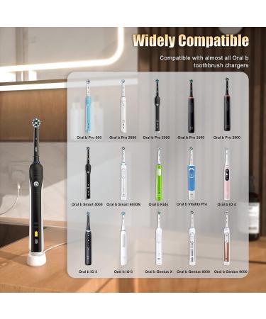 BENSN Oral B Electric Toothbrush Charger Type 3757 UK Plug for Pro Series & Genius X Models - Charging Adapter for Oral-B Toothbrushes - Buy Online on GoSupps.com