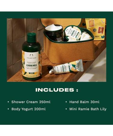 The Body Shop Almond Milk Essentials Gift Set - Hydrating Vegan Skincare for Dry Skin - Buy Online on GoSupps.com