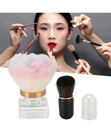 Makeup Brush Flat Top Face Blush Liquid Powder Brush with Exquisite and Stylish Handle Soft Bristles for Blending Liquid Cream Powder Cosmetics with Storage Box - Buy Online on GoSupps.com