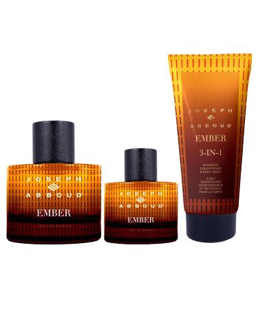 Joseph Abboud Ember Eau de Parfum 3 Piece Gift Set 3.4 fl. oz. for Men - Buy Online on GoSupps.com