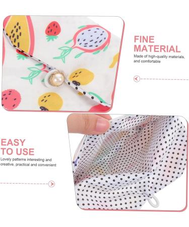 Healifty Women's Wallets 2 Pcs Napkin Storage Bag Set - Cute Makeup Bag for Travel - Portable Napkin Pouch & Coin Bag - Menstrual Cushion Holder - Buy Online on GoSupps.com