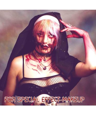 Buy 2.2oz Fake Blood - Perfect for Halloween Costume Zombie & Vampire Makeup Drip Liquid Blood for Clothes & Body SFX - Buy Online on GoSupps.com