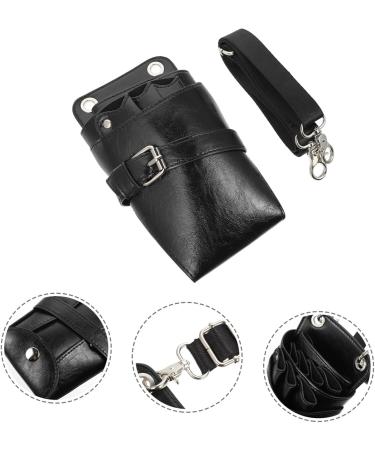 Beaupretty Scissors Storage Bag - Leather Scissor Holster for Hairdressing Tools | 3pcs Set - Durable & Stylish - 21x12x6cm Black - Buy Online on GoSupps.com