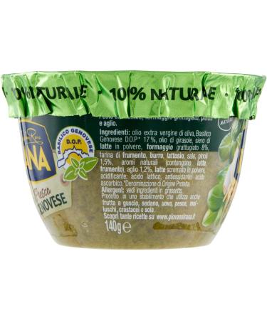 Giovanni Rana Basil Pesto with Pine Nuts and Garlic Sauce 140g - Buy Online on GoSupps.com