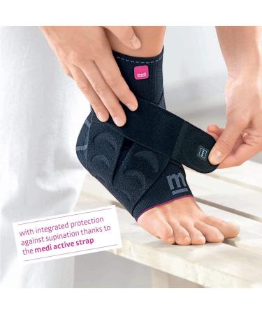 Buy Medi Levamed Active Knit Ankle Support - Right Black 5 | Premium Quality International Shipping - Buy Online on GoSupps.com