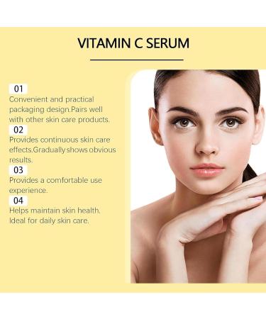 Vitamin brightening serum for the face hyaluronic acid strengthens the barrier brightens dull skin improves skin elasticity for all skin types 3pcs - Buy Online on GoSupps.com