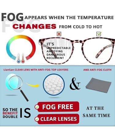 LianSan Oversize Anti-Fog Progressive Reading Glasses with Anti-Blue Goggles - TT 200.0x - Buy Online on GoSupps.com
