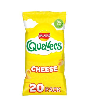 Walkers Quavers Cheese Multipack Snacks Crisps 20x16g - Buy Online on GoSupps.com