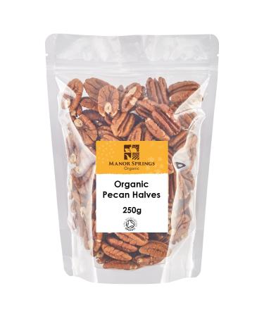 Organic Pecan Halves 250g by Manor Springs Organic