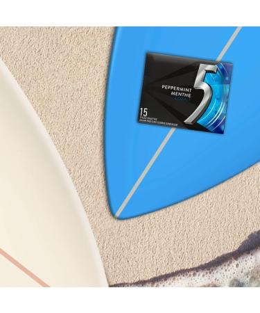 5 GUM Peppermint-Cobalt Flavoured Sugar Free Chewing Gum 15 Sticks 3 Packs - Buy Online on GoSupps.com