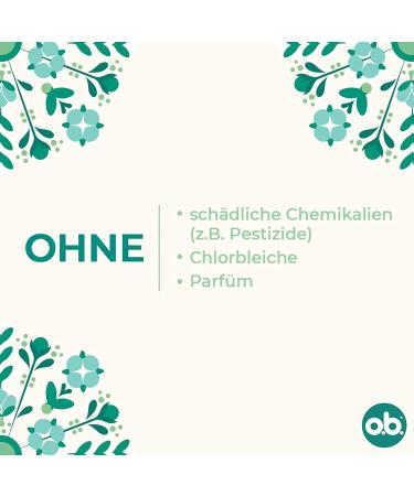 Buy o.b. Organic Tampons - 100% Organic Cotton Medium to Strong Days (2 Packs) | Natural Protection - Buy Online on GoSupps.com