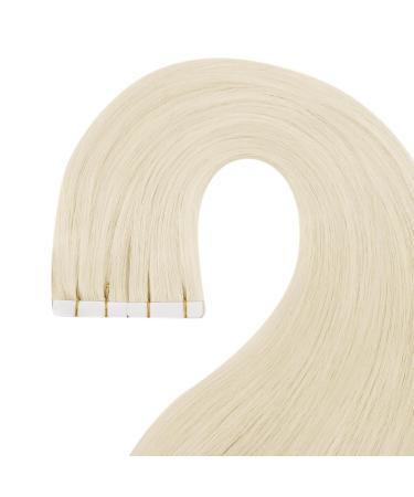 Youngsee 50cm Blonde Real Hair Tape Extensions - Virgin Remy Hair - 5pcs #1000 - Smooth & Seamless - Buy Online on GoSupps.com
